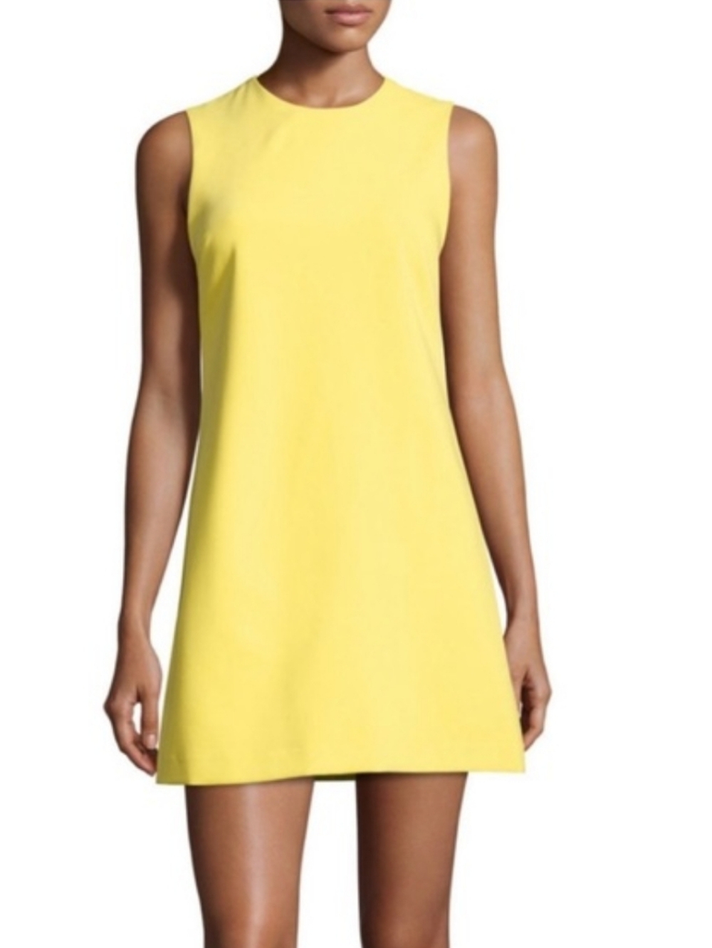 Alice & Olivia Yellow Coley Shift Dress